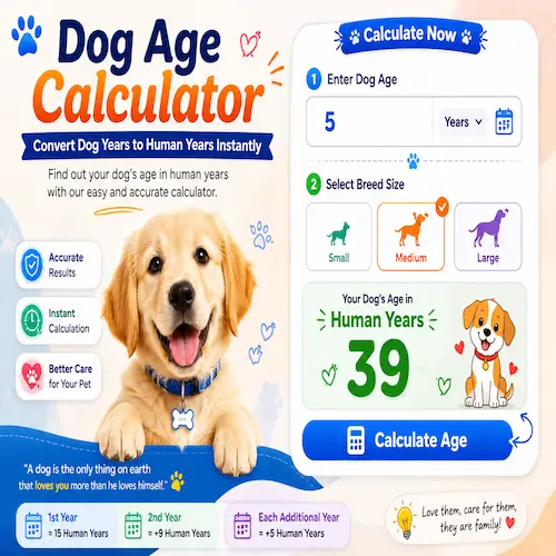 Dog age calculator